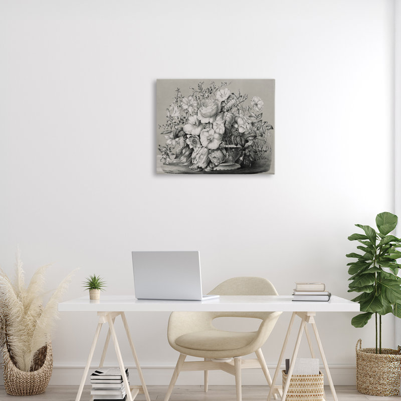 Art mural rétro sur toile, nature morte, H 20 po x l 16 po