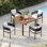 Ensemble repas d'extérieur 4 personnes L 37,5 po Alexandria Square