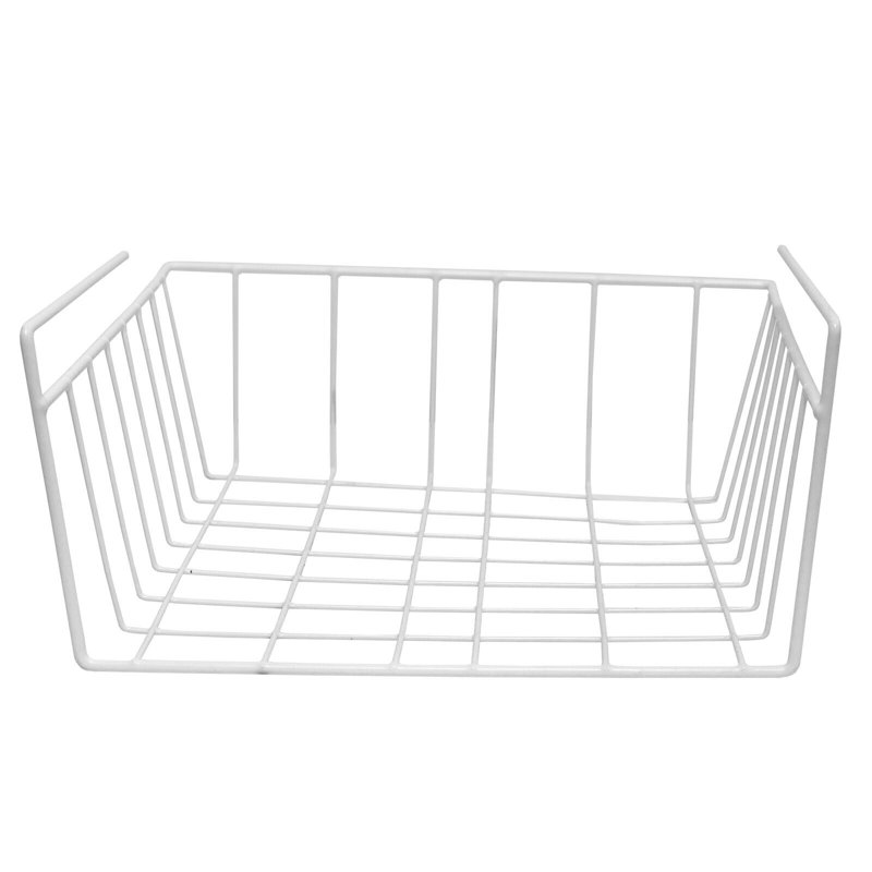 Keen Steel Under Shelf Basket, White