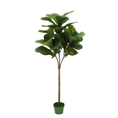 Faux Fiddle Leaf Fig Tree in Planter