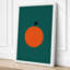 Orange Apple Modern - Wrapped Canvas-1769310658-1769310657