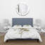 White/Beige Microfiber Duvet Cover Set-66389441