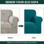 One Piece Box Cushion Sofa Slipcover-1001445410