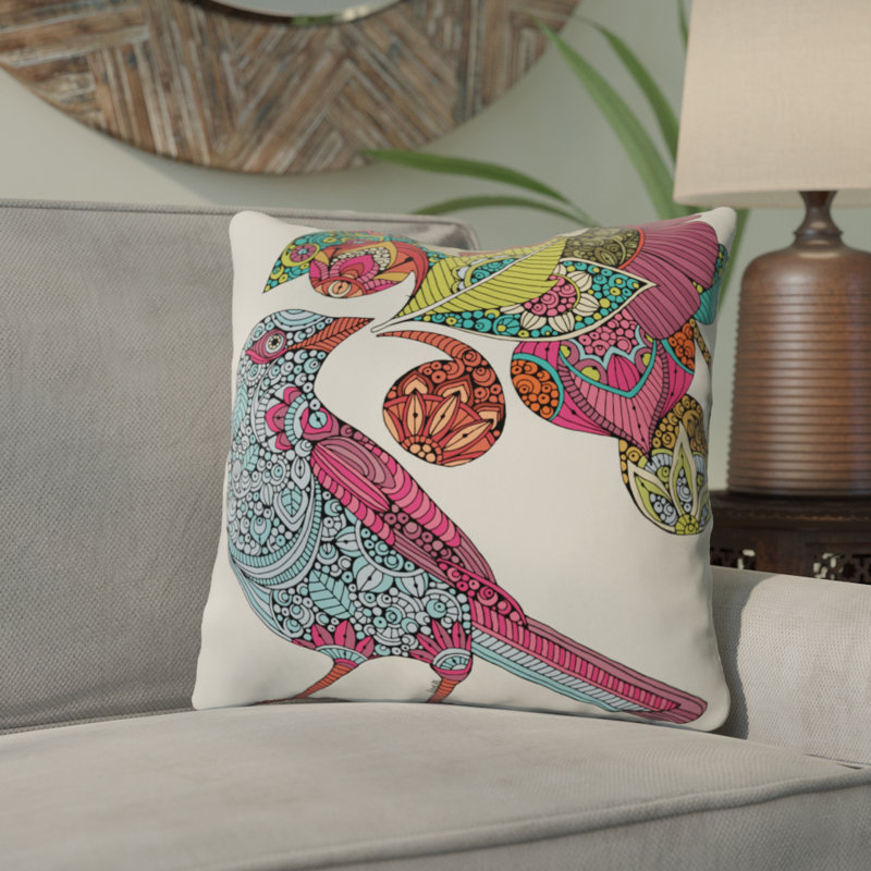 Coussin décoratif carrée intérieure/extérieure, 18 po x 18 po