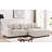 Luxe Oversized Two-Piece Right Facing Sectional Couches For Living Room, 102.4-Inch L Shaped Sofa With Chaise, Upholstered With Corduroy Fabric, Ivory-992091410-992091408