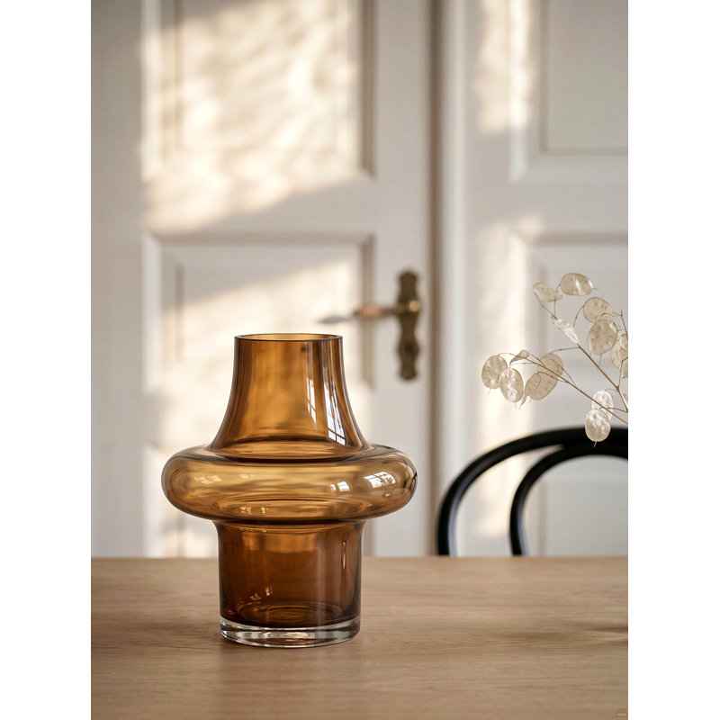 7.9x7.9"H Medieval Style Glass Vase,Small