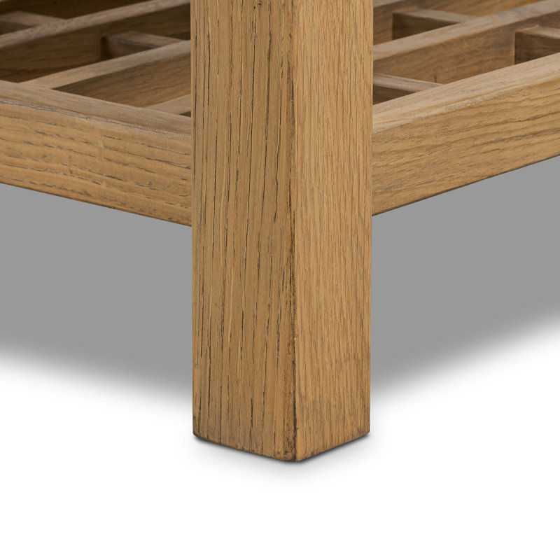 Dalton Media Console-Aged Natural Oak