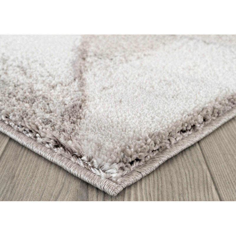 Tapis gris Zed, Rectangle 1 pi 10 po x 3 pi