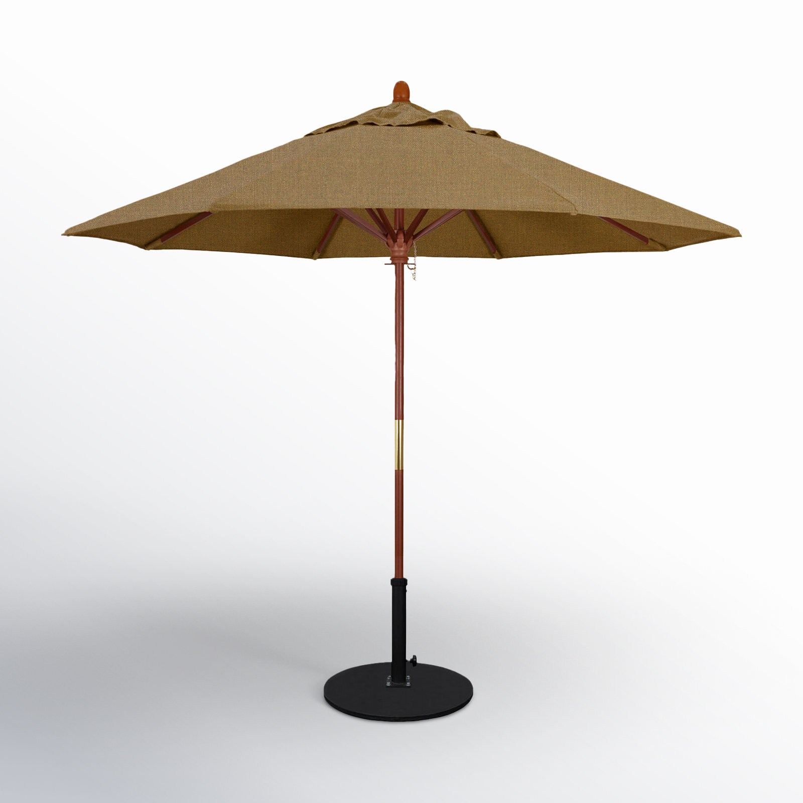 Manford 108'' Sunbrella® Outdoor Umbrella, Sesame Sunbrella® Linen