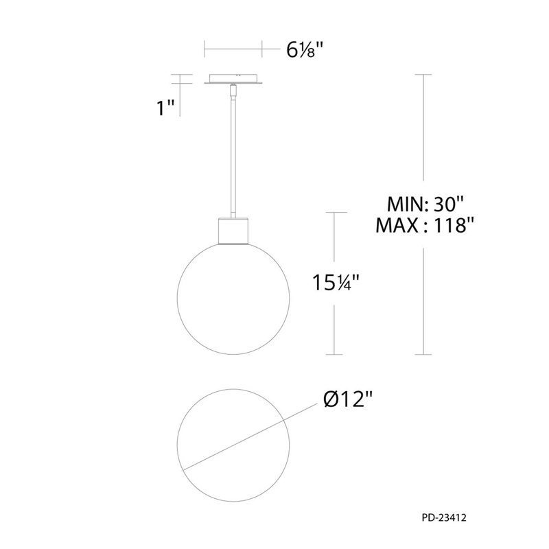 Luminaire suspendu Gaze, Nickel brossé, 3 500K