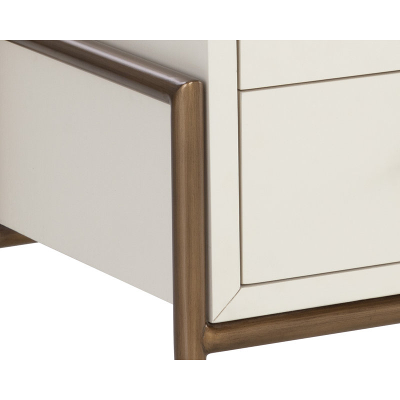 Sanez NIGHTSTAND - Cream, Cream