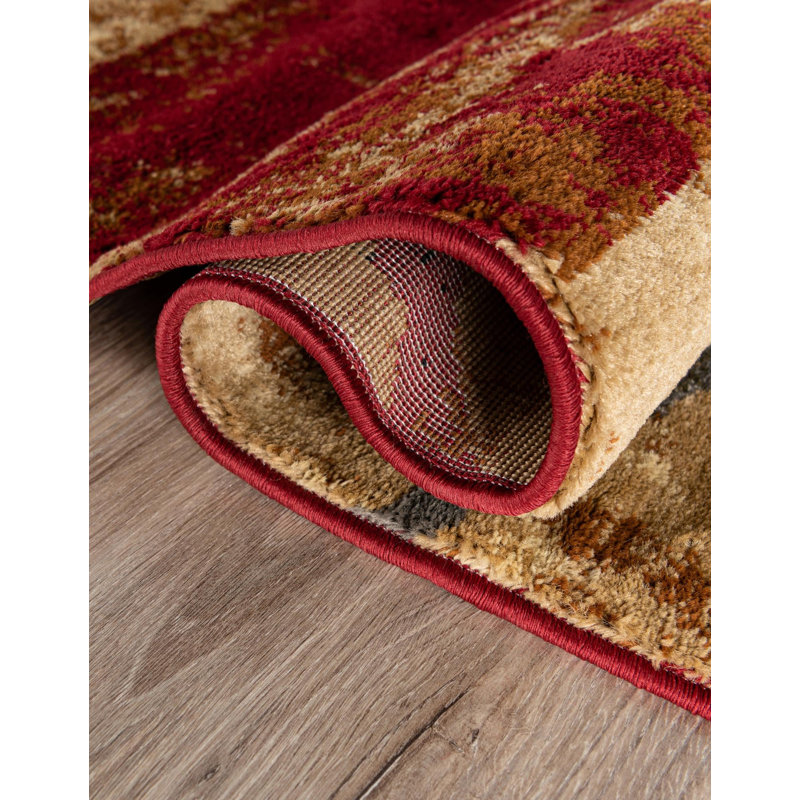 Adetomiwa Geometric Multi Area Rug, Square 5'3"