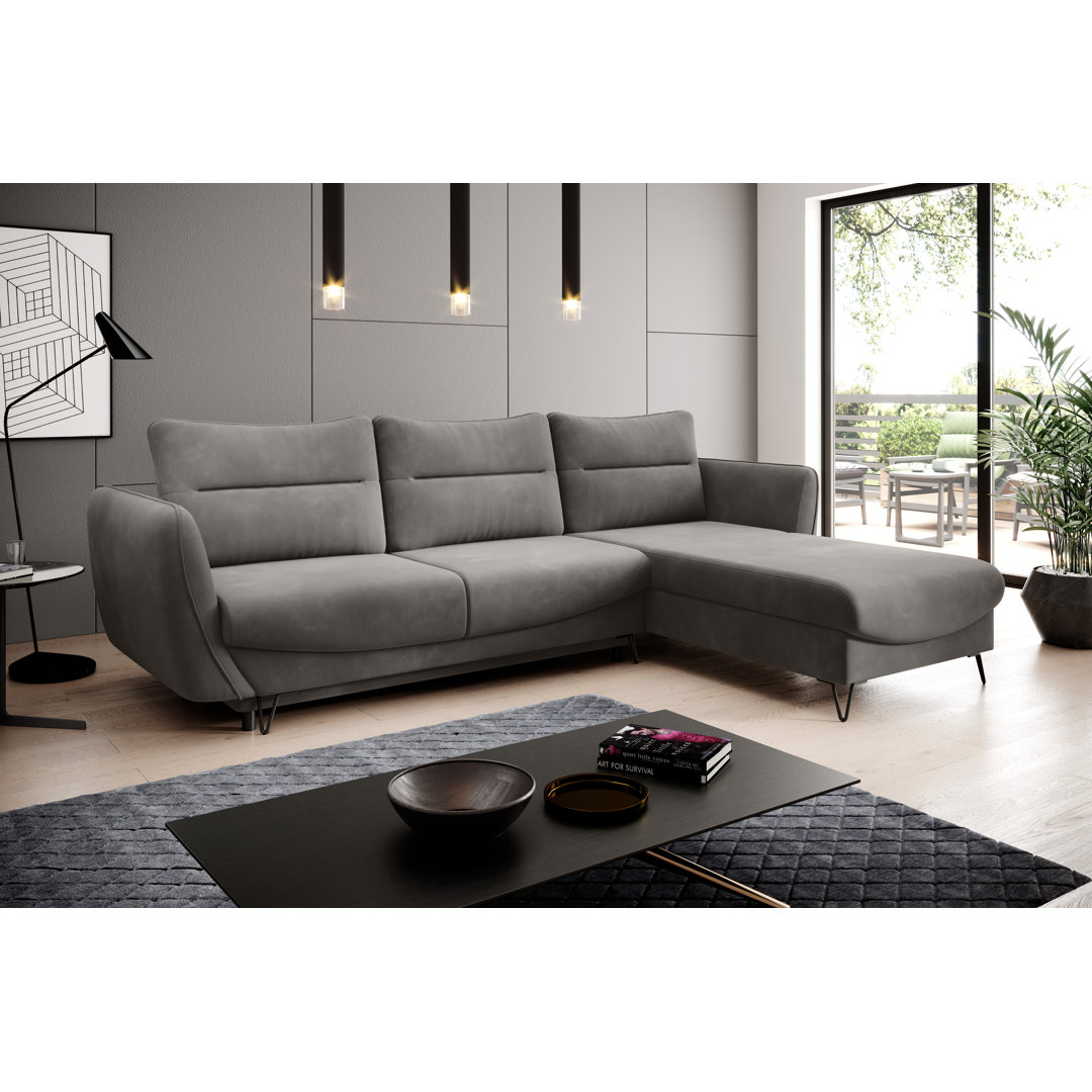 Ecksofa Storrie mit Bettfunktion