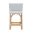 Serienna Blue & White Rattan Low Back Counter Stool-1653777190-1625520464