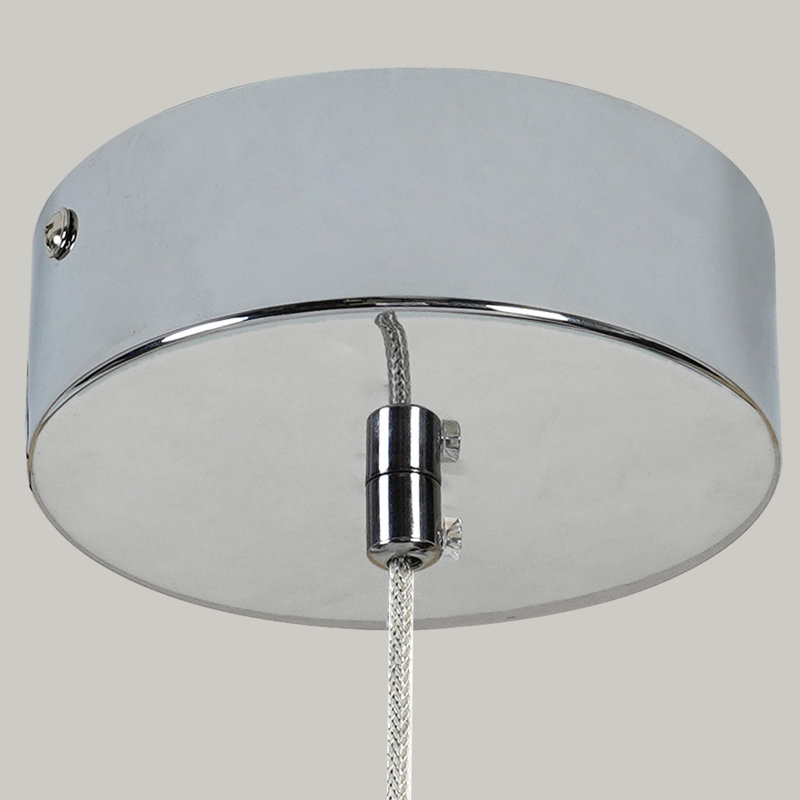 Luminaire suspendu moderne simple en acrylique et miroir en métal avec îlot de cuisine Eclipse