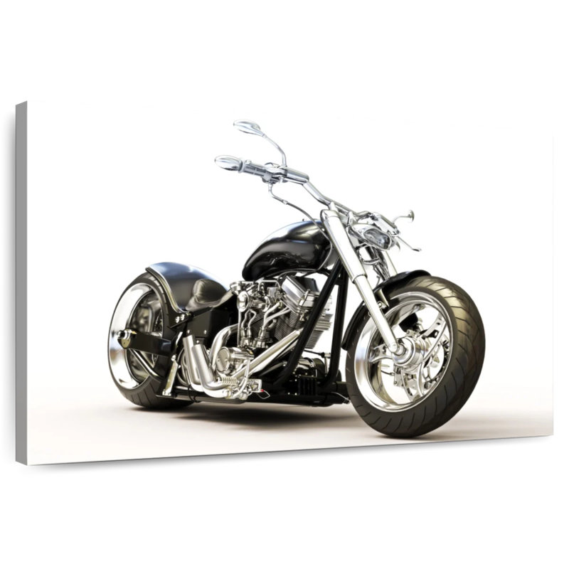 Moto rétro Mehar, H 32 po x l 48 po