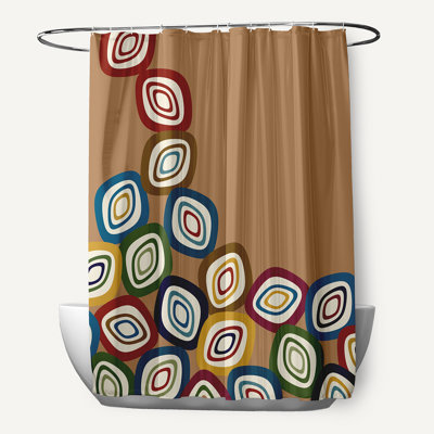 Hippolyte Abstract Shower Curtain