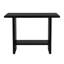 Soleil 42 po W - Console rectangulaire en bois noir-1248688879