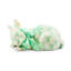 Mint Check Fluffy Bunny