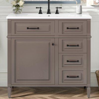 Meuble-lavabo simple 36 po