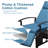 Adjustable Patio Recliner Chair Metal Outdoor Lounge Chair With Flip Table Push Back, Adjustable Angle, Removable Cushions, Support 350Lbs-2062357068