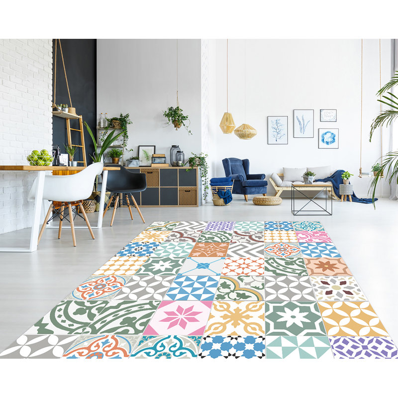 Arsenault Joy Collage Kitchen Mat, Rectangle 133 x 200cm