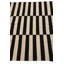 Tapis noir et blanc Orta