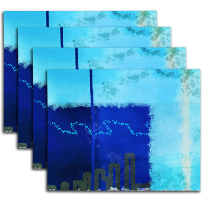 Napperon abstrait en polyester