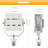 150W 100-277V 21000LM 5000K  Parking Lot E39 Base LED Retrofit Kit Light