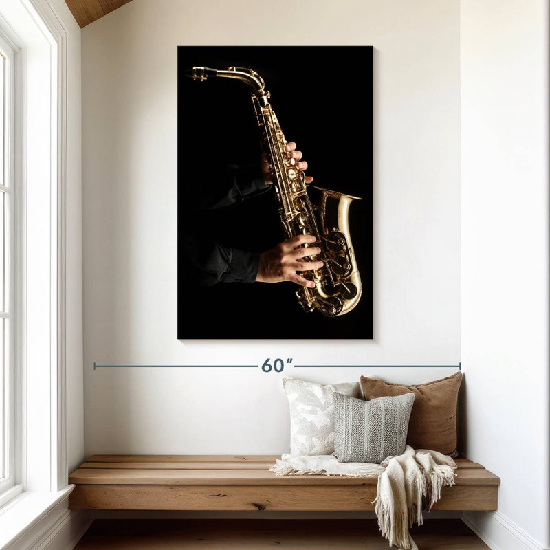 Abarca Classic Saxophone, H 48 po x l 32 po