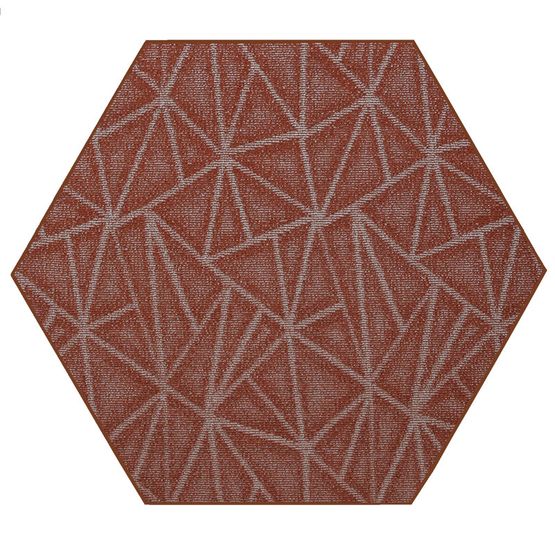 Tapis rouille en nylon tissé à la machine Bowin, Nouveauté 11 pi