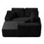 Canapé modulaire de 104 po avec méridienne en forme de L, canapé modulaire moderne avec siège profond, avec poches latérales, canapé rembourré pour chambre à coucher de 104 po-1658359999-1658359937