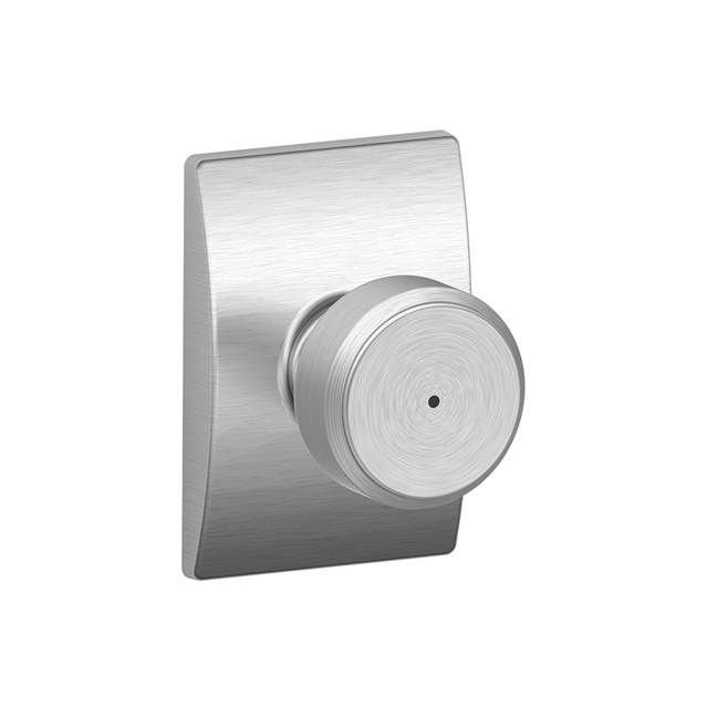 F Series Bowery Privacy Knobset with Century Rosette