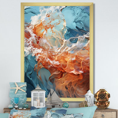 «Jafus Beach Photo Oceanic Rhythms III», reproduction sur toile