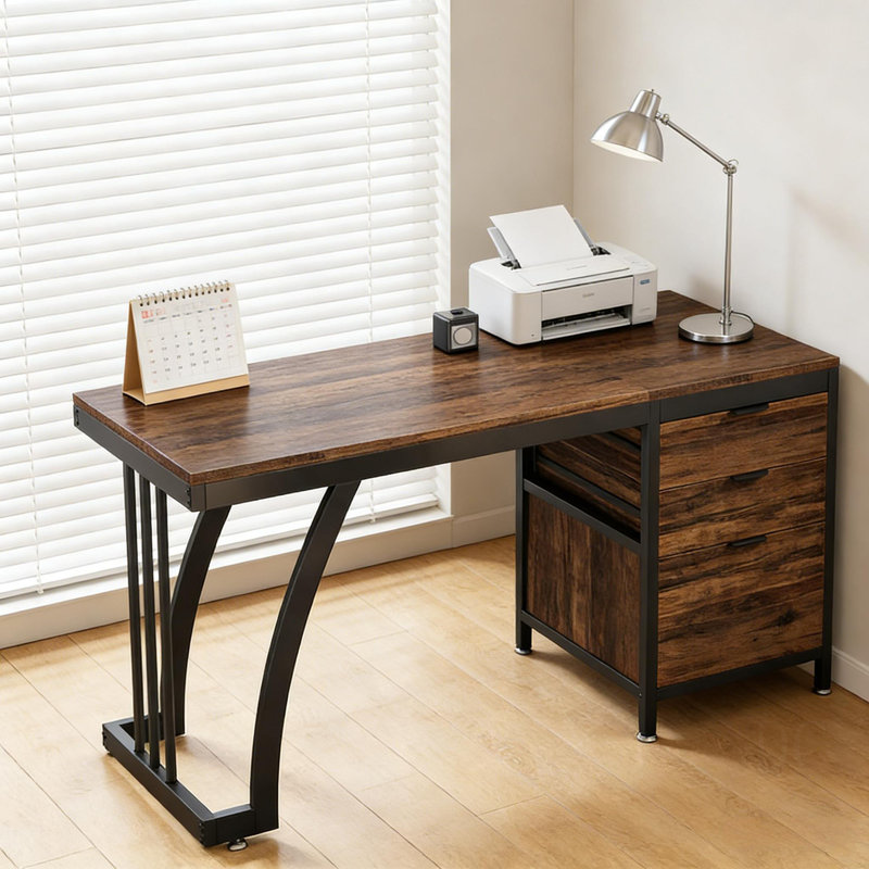 Bureau extensif, bureau d'ordinateur, bureau d'écriture élégant