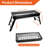 Foldable Charcoal BBQ Grill, Stainless Steel Tabletop Barbecue Grill - Portable Easy Setup for Camping, Picnic, Backyard, Outdoor Party
