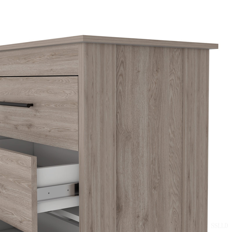 Commode 6 tiroirs, ensemble de 2