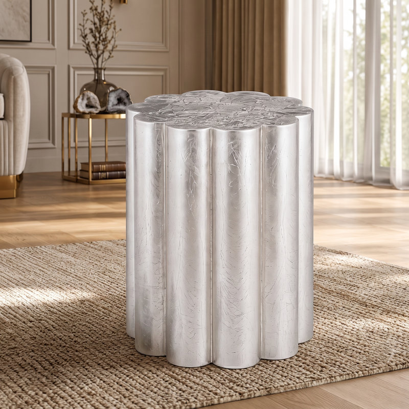 Table de bout Jaclynn, Argent
