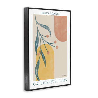 Soft Earth Tones Botanical Framed Giclee Art, Design By Becky Thorns