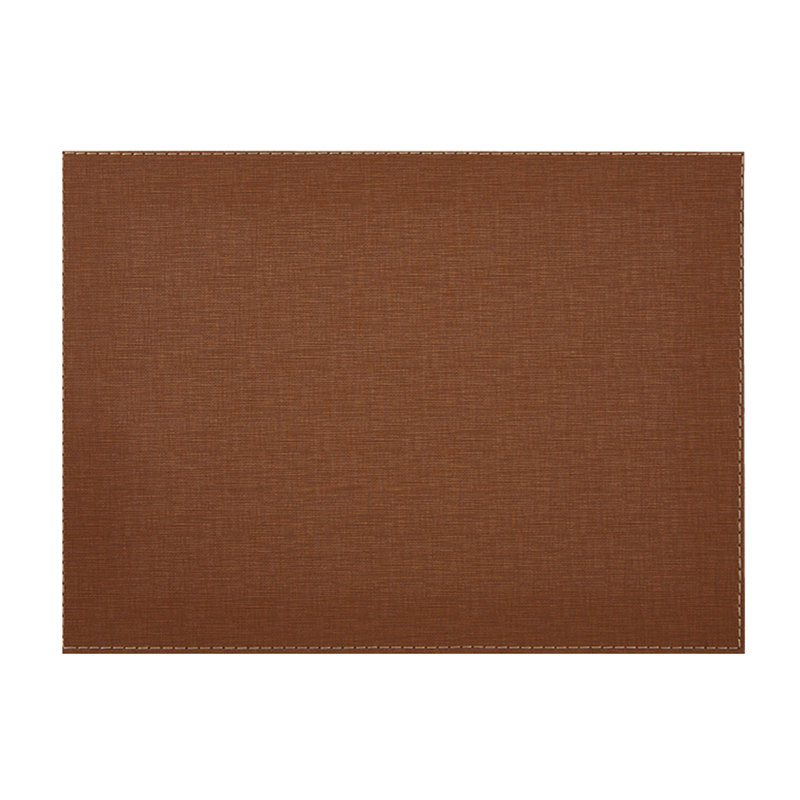 Resendez Rect Raven - Ensemble de 4 napperons, Brun