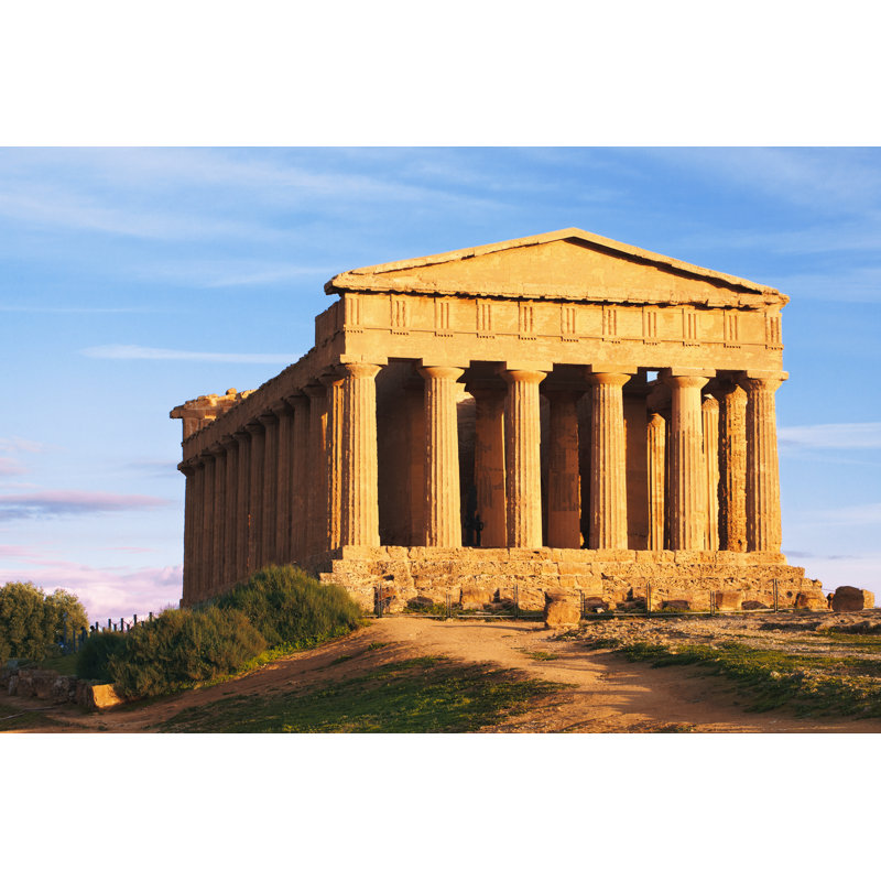 Greek Ruins - Wrapped Canvas Print, 61cm H x 91cm W