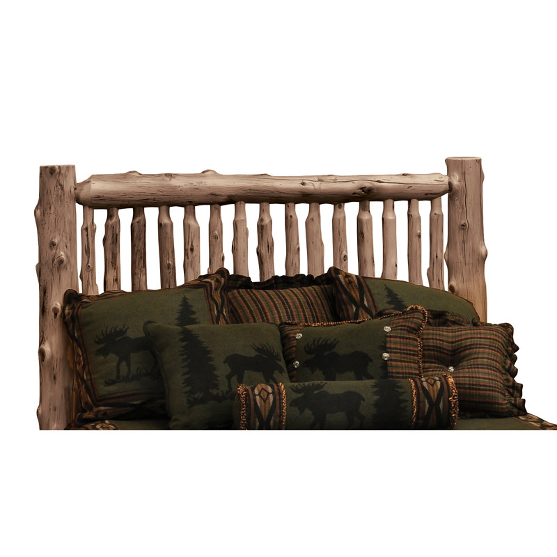 Tête de lit en bois de cèdre Fireside Lodge, Grand