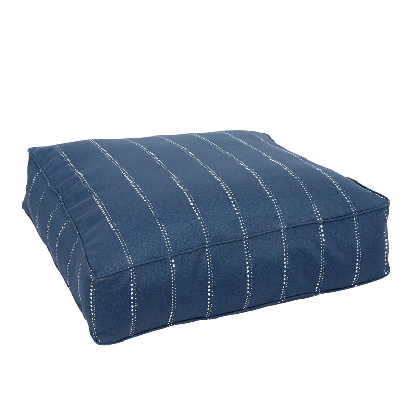 Coussin de sol intérieur / extérieur Mason, Bleu marine