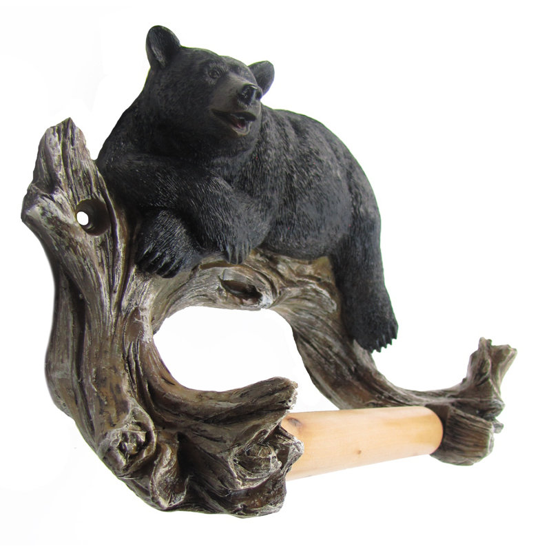 Porte-papier hygiénique mural Lounging Bear