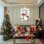 «Snowman Mailbox Winter», art mural sur toile-627791579