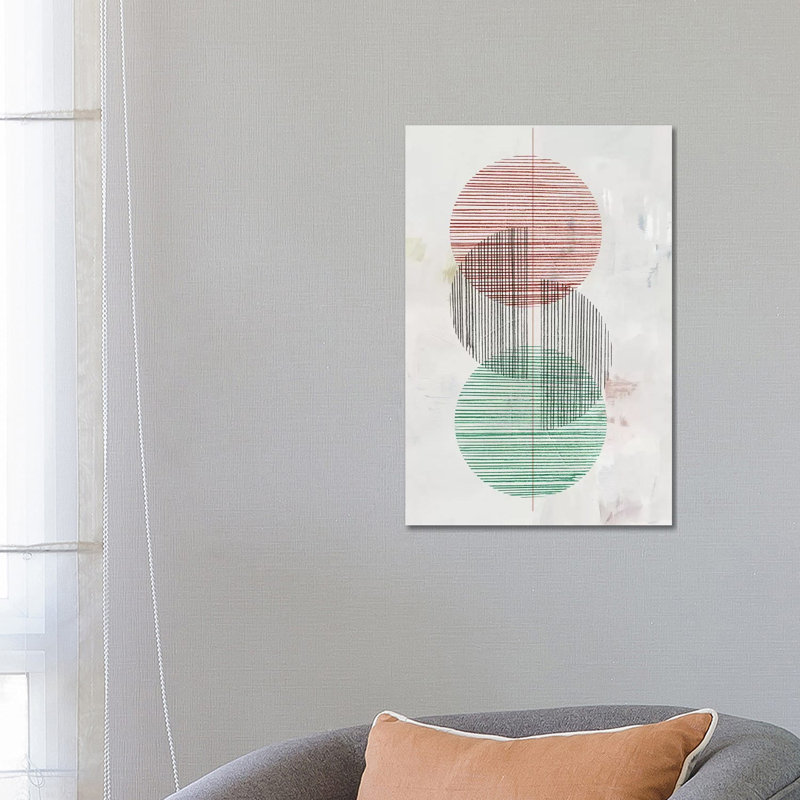 Dialogue 1 Piece Wrapped Canvas Wall Art, 66.04 cm H x 45.72 cm W