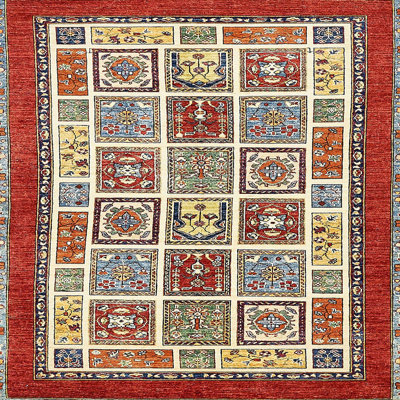 Tapis décoratif multicolore à motif abstrait