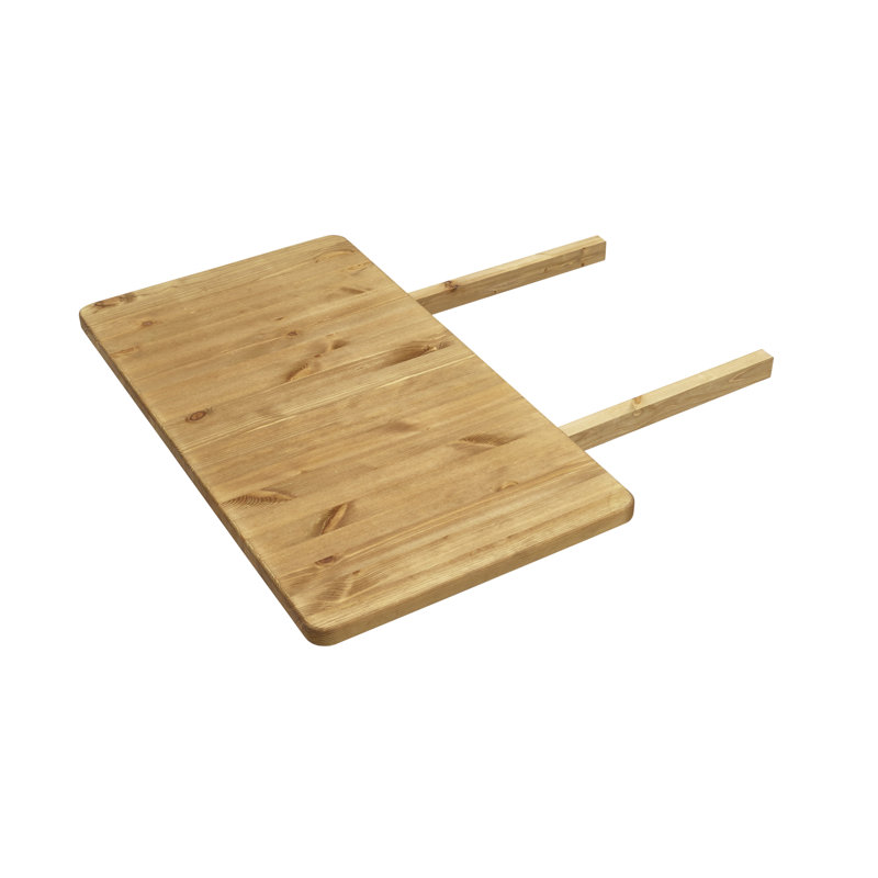 Polebridge Solid Wood Table Top, 3cm H x 90cm W x 50cm D, Lye colours