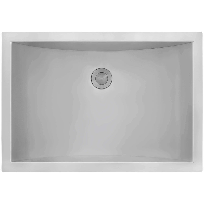 Lavabo de salle de bain rectangulaire 18 po x 12 po Ruvati, Chrome
