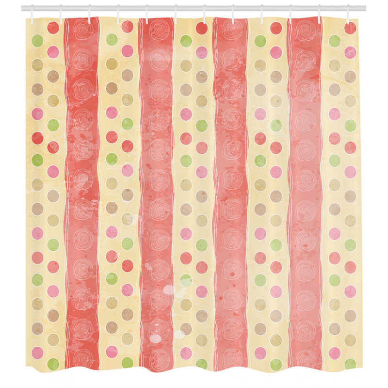 Shower Curtain Set + Hooks, 69" H x 105" W